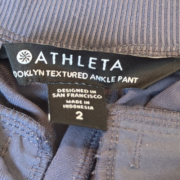 Athleta Brooklyn Textured Ankle Pant Medieval Violet - Picture 11 of 15